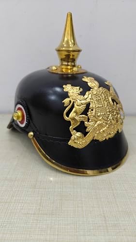 Amazon.com: warreplica Imperial German Spiked Pickelhaube Officer