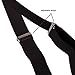 CoverYourHair Black Solid Suspenders - Stylish And Practical Solid Suspenders In Black