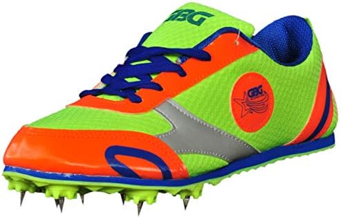 GBG Bolt Running Marathion Shoes 1111-Orange Green-7