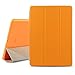 BESDATA Ultra Thin Magnetic Smart Cover [Auto Wake/Sleep Function]& Translucent Back Case for 2013 iPad Air + Screen Protector + Cleaning Cloth + Stylus (Orange)
