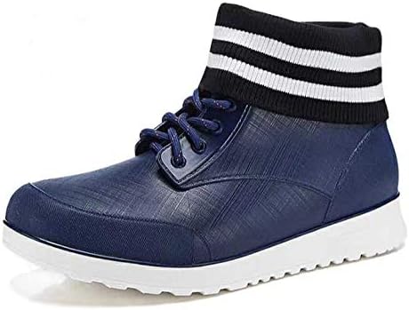 Amazon レインシューズ メンズ レインブーツ スニーカー おしゃれ レインブーツ ショート レインスニーカー 防水 ブラック 27 5cm レインシューズ