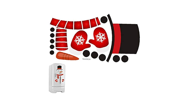 Aisoway Muñeco De Nieve Iman De Dibujos Animados Pegatinas ...