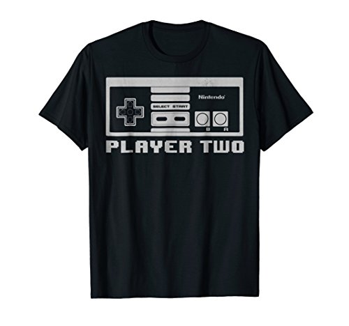 NintendoNES Controller Player Two 8-Bit Graphic T-Shirt T-ShirtOEKO-TEX STANDARD 100