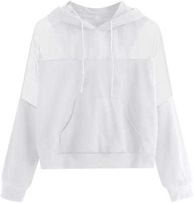 sheer hoodie women's