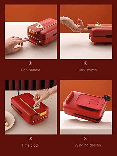 新品絶対一番安い サンドイッチメーカー 2v 600w 多機能朝食メーカーワッフルメーカー パンメーカー 2ノンスティックと交換プレート 15分タイマー 簡単にきれいな 車 バイク 家電 カメラ B08hmwnryy ビューティー Gaonan Urg Gaonan Urg 家電