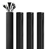 Migeec Cable Management Sleeve,4 Packs Cord Organizer & Cable Hider for TV / Computer / Home Entertainment,Black Wire…
