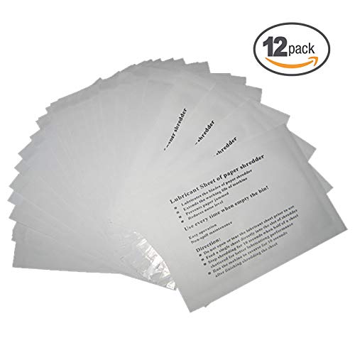 VANRA Shredder Lubricant Sheets (Pack of 12) Pricepulse