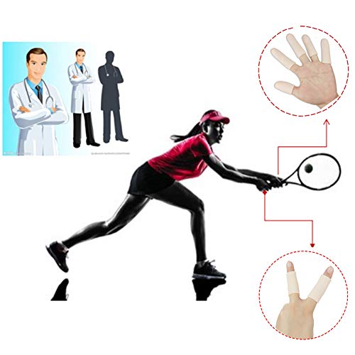 image for Feeke (20PCS) Gel Finger Sleeves,Finger Support,Silicones Finger Prote