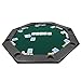 51 X 51 Inch Octagon Padded Poker Tabletop GreenPoker Layout, Green