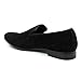 AZAR MAN New Men's Black Suede Slip on Loafers Modern Dress Shoes