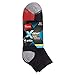 Hanes Men's X-Temp Ventilation Ankle Socks 4-Pack black red assorted