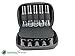 Soothing Terra Kumi Roller Bottle Carrying Case for Essential Oils - Portable Hard Shell Travel Case (Black)
