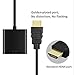 DTOL HDMI to VGA, Gold-Plated HDMI to VGA Adapter (Male to Female) for Computer, Desktop, Laptop, PC, Monitor, Projector, HDTV, Chromebook, Raspberry Pi, Roku, Xbox and More - Black