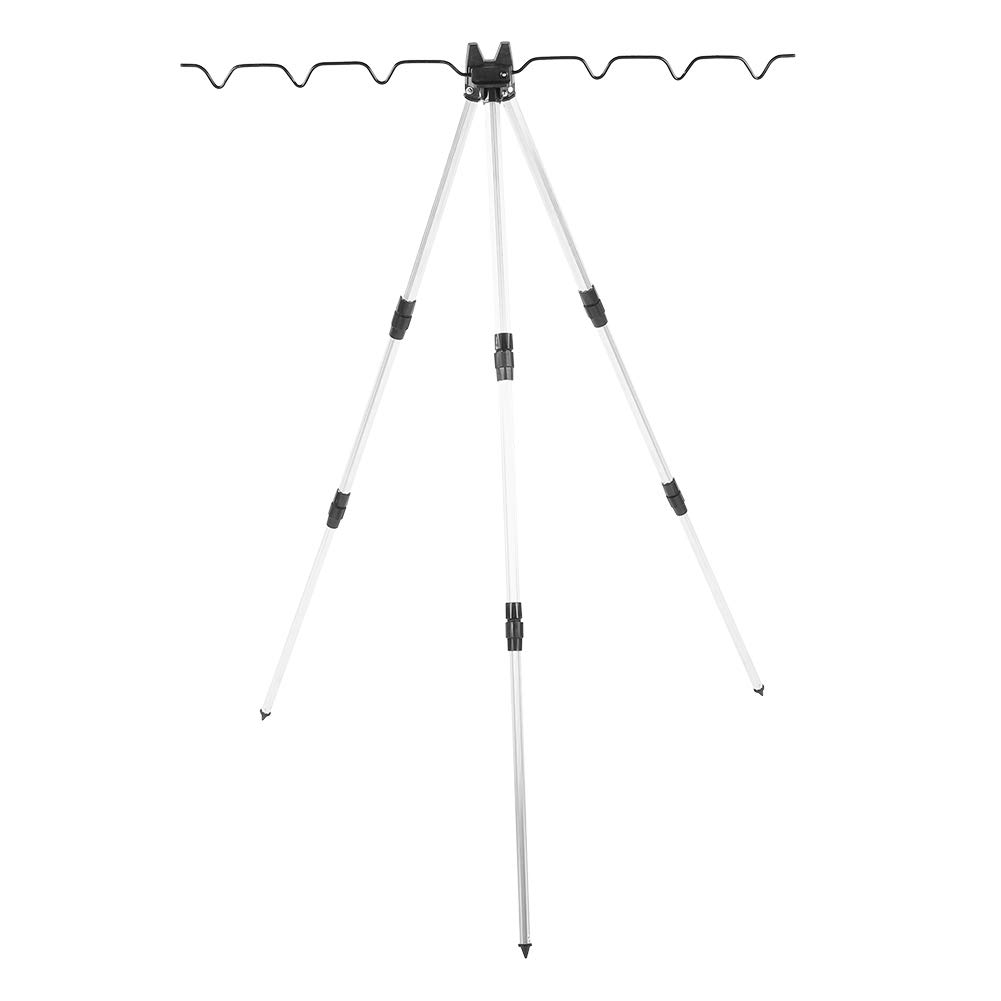 RiToEasysports Multifunctional Rod Tripod, Outdoor Sea Fishing Support Stand Universal Telescopic Triangle Sea Fishing Tripod