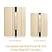 Fintie Pencil Holder with USB Adapter Pocket for Apple Pencil (1st and 2nd Gen) - Premium Vegan Leather Case Sleeve Pouch Compatible with Apple iPad Pro 11/12.9/10.5 & iPad 6th Gen Cases, Gold