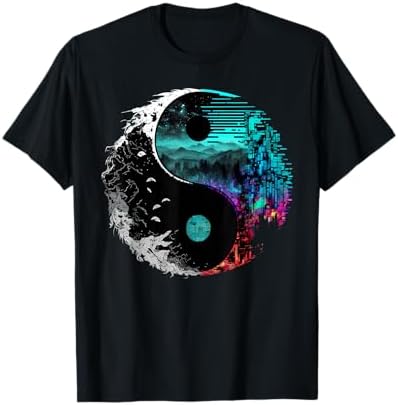 Amazon.com: Yin Yang Retro Style Vintage Spiritual Yin Yang T