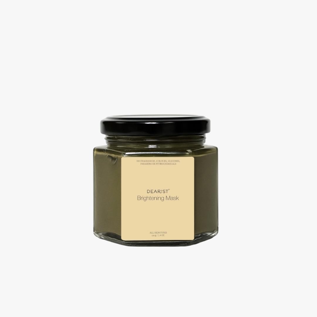 Dearist Brightening Mask, Gentle Exfoliant, Nourishing Formula, Non-Drying, Suitable for All Skin & Body Types, 200gm