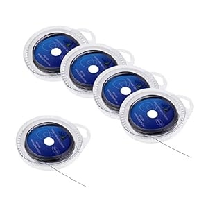 Magideal 5pcs 10m Leaders Chef Bas De Pêche Fil En Acier Inoxydable Ligne Toron Câble Accessoire De Pêcheur