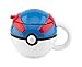 Just Funky Pokemon Great Ball Molded Mug with Lid