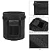 Unique-Fit Potato Grow Bag 3 Packs Update Garden Vegetables Planter Bags with 4 Drain Holes and Velcro Window, 7 Gallon Potato Bag Planter (Black + Green + Brown)thumb 4