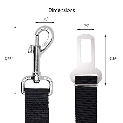 image for Duke & Dixie Dog Seat Belt, Pet Dog Cat Car Seatbelt Harness Safety - 