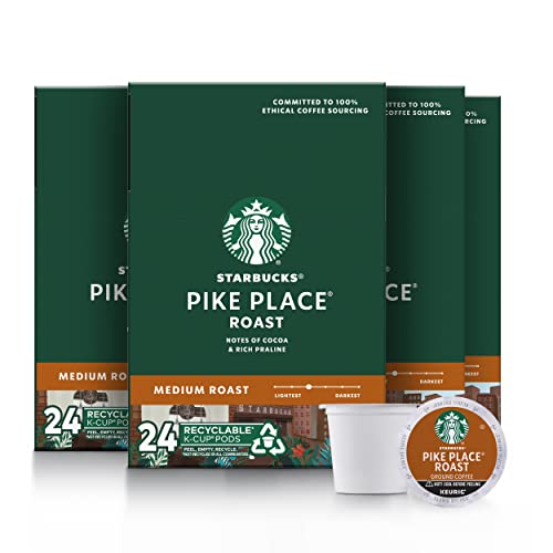 Starbucks Coffee K-Cup Pods, Pike Place 
