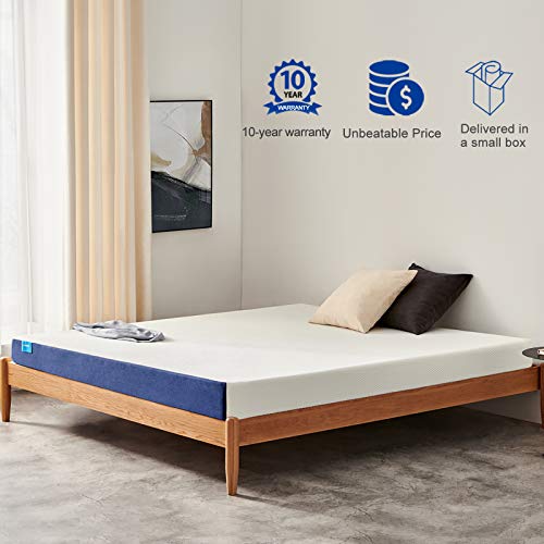 JINGWEI 6 inch Narrow Twin Mattress, Gel Infused Memory Foam Mattress