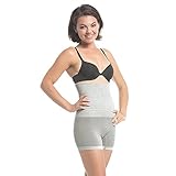 UpSpring Charcoal Fusion Belly Slimming Compression Boyshort Underwear and Shapewear L/XL