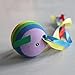Potelin Premium Quality Colorful Long Ribbon Rainbow Ball Car-Styling Vehicle Antenna Topper Decoration Non-toxic
