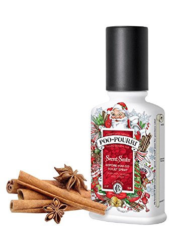Secret Santa Claus Christmas Poo Pourri Bathroom Spray - 4 Oz
