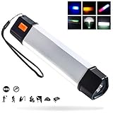 CigaMaTe LED Camping Lantern, Outdoor Emergency Light Stick, USB Rechargeable Power Bank, Hanging Magnetic Waterproof Flashlight Handy SOS Light for Home, Hiking, Riding