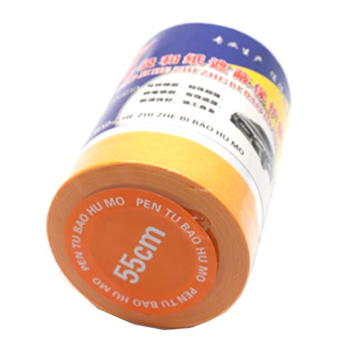 Autoly Pre-Taped Masking Film for Car Decoration Auto Paint Protection 30x0.55 Meter/Roll