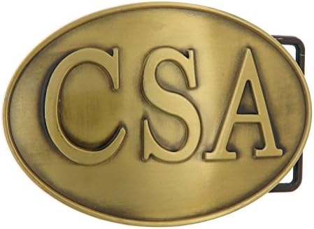 CSA Bronze Plated Metal Belt Buckle
