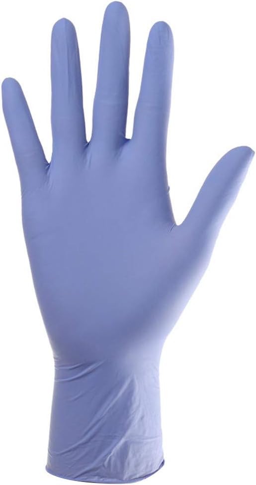 Frunalte 100 PCS Rubber Disposable Gloves Mechanic Exam Comfortable Gloves
