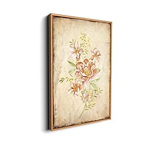 for Living Room Bedroom Vintage Flower Framed for