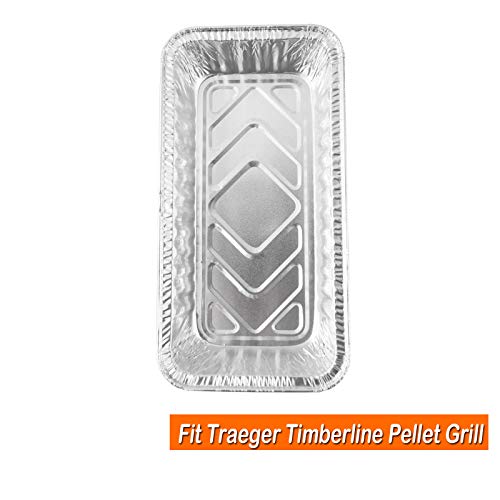 BBQ Future 15 Pack Aluminum BBQ Drip Pans Grill Grease Trays Foil Pan