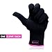 RoseMyst Professional Glove for Hair Styling - for Hair Iron and, Black, Size L