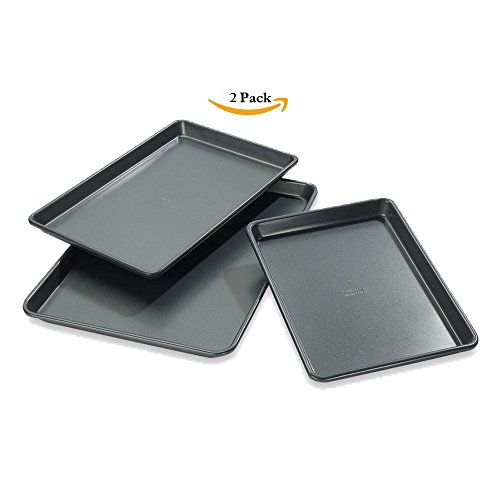 Professional Jelly Roll Pans with Armor-Glide Coating by Chicago Metallic (Set of 6)