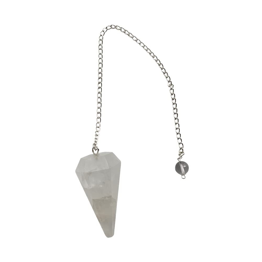 VIE Pendulum with Chain (White Agate) — image 1