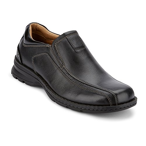 Dockers Men's Agent Slip-on Loafer, Black, 9 W US