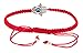 Kabbalah Amulet Lucky Knot Protection Rope Red String Bracelet (Hamsa Hand Evil Eye)