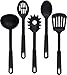 13-Pieces - Heavy Duty Cookware Set - Black, Highly Durable, Even Heat Distribution, Double Nonstick Coating - Multipurpose Use for Home, Kitchen or Restaurant - by Utopia Kitchen (Cookware Set)