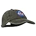 e4Hats.com NASA Insignia Embroidered Pigment Dyed Cap - Black OSFM