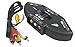 yueton 3-Way Audio Video AV RCA Switch Selector Box Splitter+3 Way RCA Cable for Xbox XBOX360 DVD PS Black