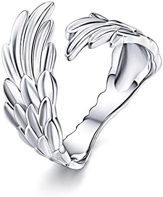 Eternalll JewelleryAnimal Mermaid Tail Rings for Women Sterling Silver Dolphin Tail Adjustable Open Ocean Pearl Ring for Teen Girls Mother's Day Christmas Jewelry