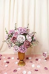 D-Seven Artificial Flower 50pcs Mauve Roses with