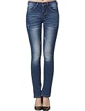 Camii Mia Women's Mid Rise Slim Fit Fleece Skinny Jeans