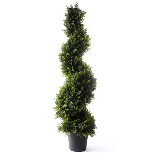 Bornbridge Artificial Spiral Topiary Tree 4' Spiral Cypress Indoor