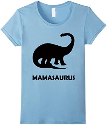 Womens Maternity t shirts  - Funny Mamasaurus maternity t shirt Large Baby Blue