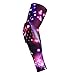 COOLOMG Pair Youth Adult Power Shooter Arm Sleeve Compression Padded Baseball Basketball Cycling Nebula Sky XXS-XL